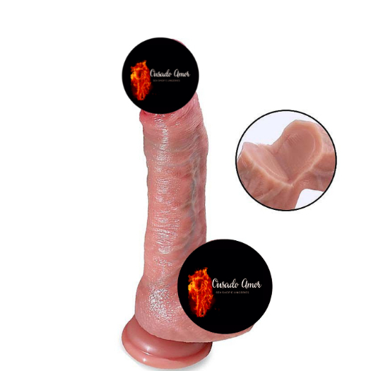 Pênis Dildo Super Realístico em Silicone Líquido