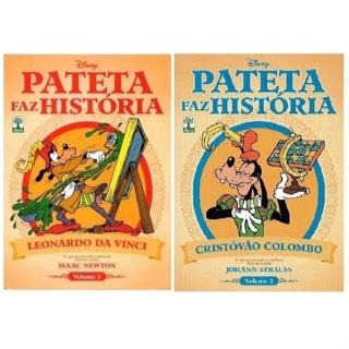 Gibis Pateta Faz História - Editora Abril - Kit Com 2 Volumes em Oferta na Shopee