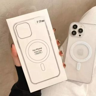 Capa Capinha Transparente Magnética Anti Impacto TPU PC Case Para IPhone 11 12 13 14 15 16 Pro Max em Oferta na Shopee