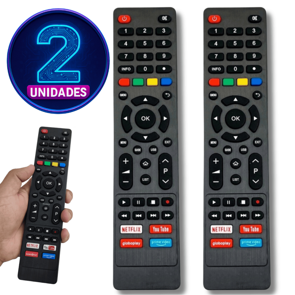 Controle Remoto Compatível com PHILCO Smart Tv LCD LED HD 4K DWSN