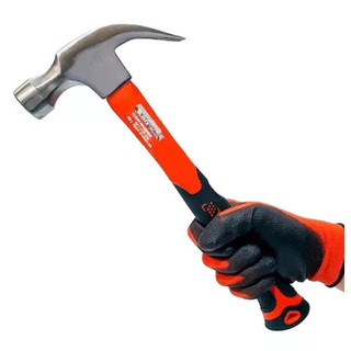 Martelo Unha Profissional Com Cabo Emborrachado Cabeça 27mm Portátil—W-15