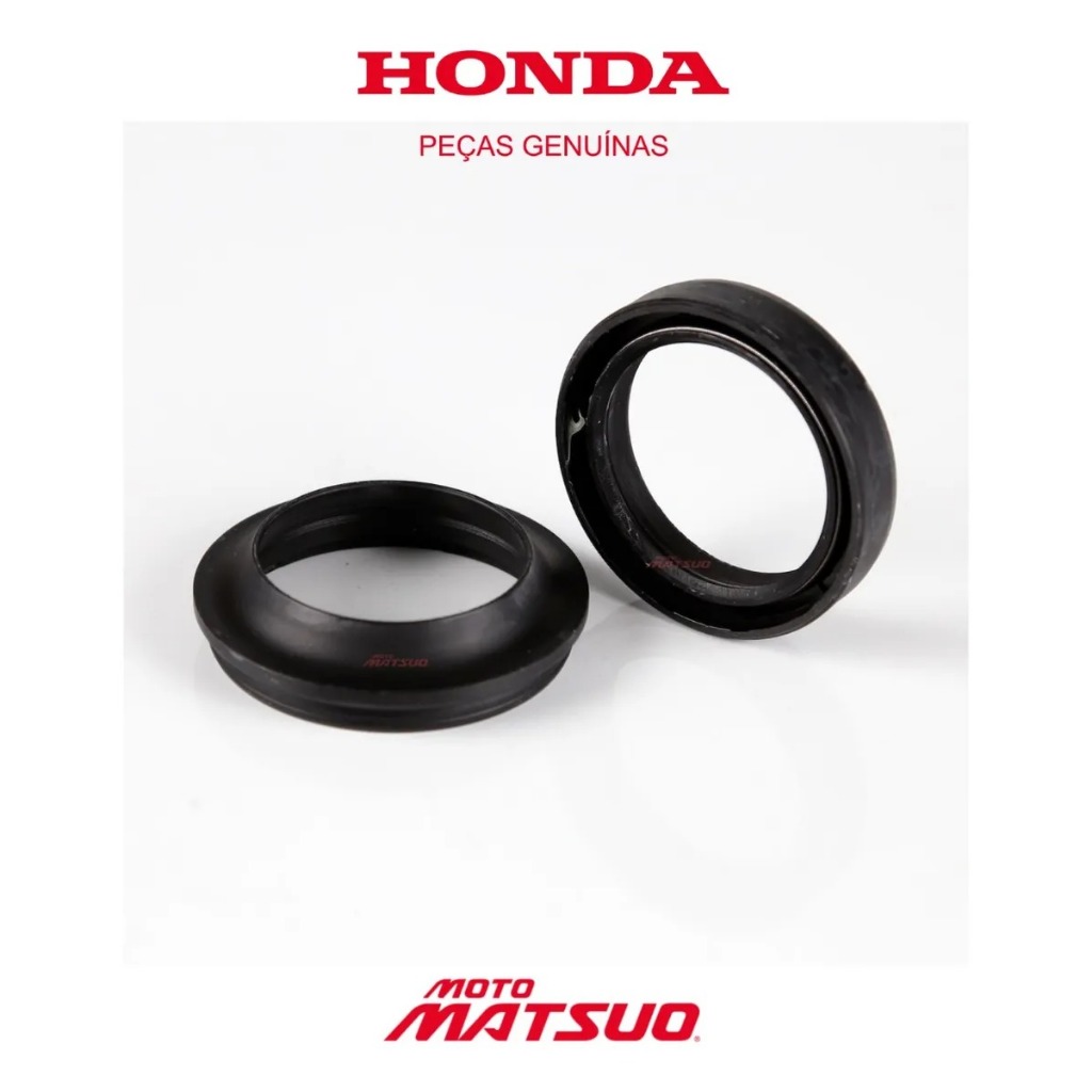 Retentor Bengala Com guarda Pó Cb600f Hornet 2008 A 2011 Original Honda — imagem 2 de 2