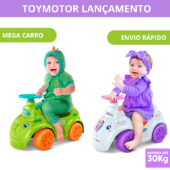 Motoca Triciclo Infantil Menino Menina Bebes Carrinho Equilibrio Educativo Interativo Para Criança A Partir 18 Meses