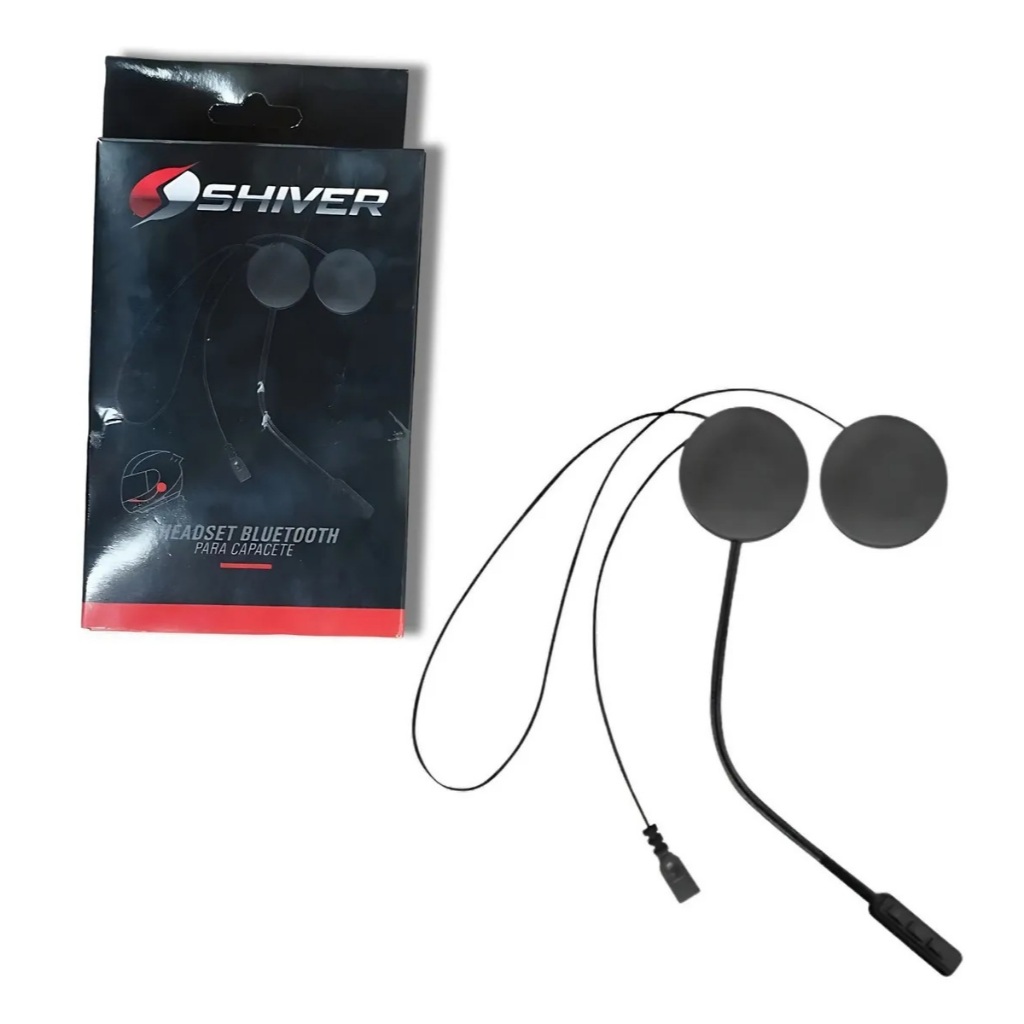 FONE DE OUVIDO Com MICROFONE PARA CAPACETE MOTO INTERNO Bluetooth 5.0 shiver 8 horas