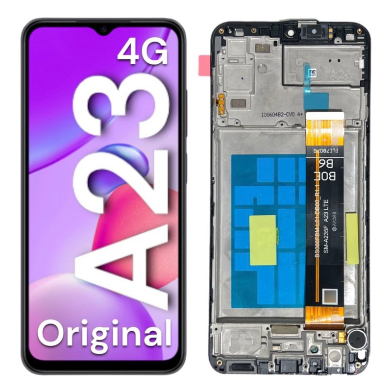 Tela Display Compatível A23 A235 4g Com Aro vivid em Oferta na Shopee