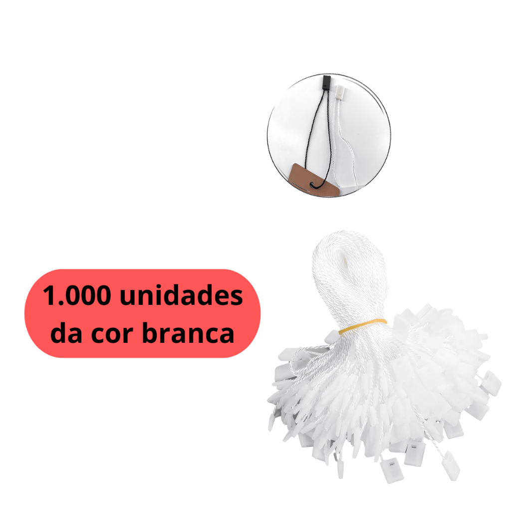 Lacre Autenticidade Segurança Para Etiquetas Tag P/ Roupa Tecidos Roupas 1.000 unidades Branco Artesanato Pin em Oferta na Shopee