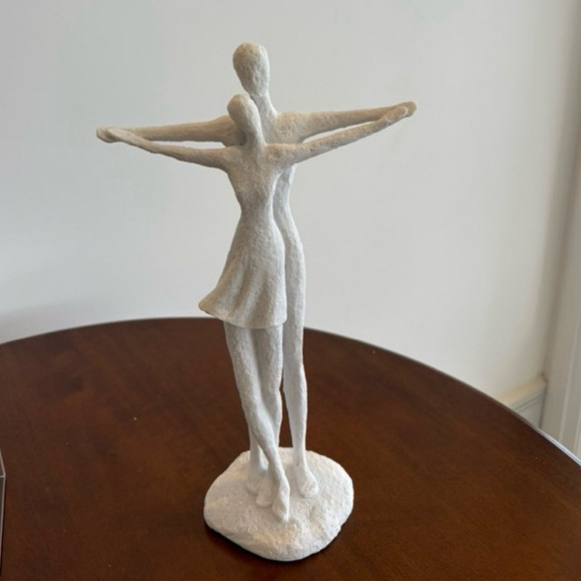 estatueta/estatueta casal/decoração/estatua