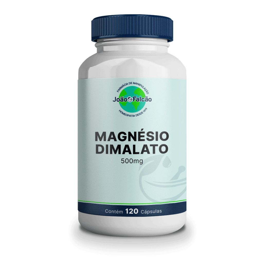 Magnésio Dimalato 500Mg - 60 Cápsulas