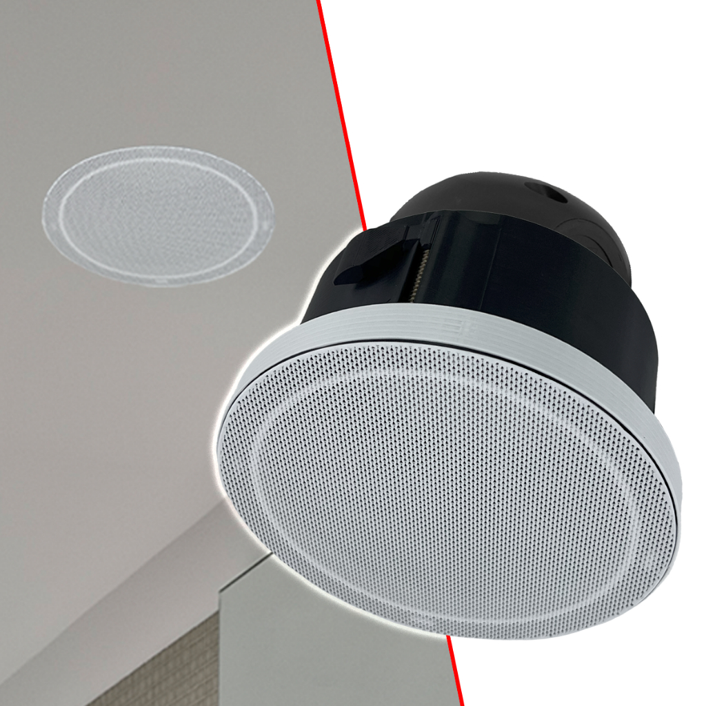 Splin Suporte Stand De Teto de Embutir Splin para Amazon Alexa Speaker Echo Dot e Echo Pop, Linha Pro Light - No Frame