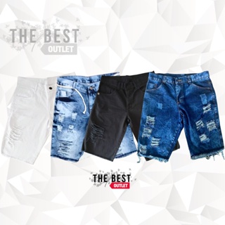 kit 4 Bermuda Jeans Rasgada Masculina Premium Short Destroyd Moda Masculina Envio Imediato em Oferta na Shopee