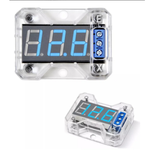 Voltímetro Vex-1 Banda Medidor Digital Expert Led Azul Autom em Oferta na Shopee