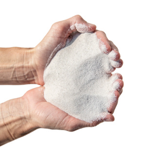 Areia De Duna Branca Super Premium Saco Aquários Lagos até 10kg em Oferta na Shopee