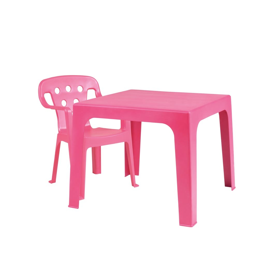 Conjunto Mesa e Cadeira Infantil Mor Plástica - ESCOLHA A COR AZUL OU ROSA E QUANTIDADE - MENOR PREÇO É AQUI!