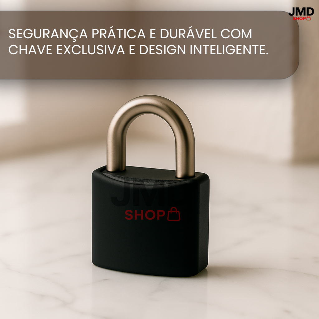 Cadeado com Revestimento Colorido e Alta Durabilidade | Ideal para Portas e Portões