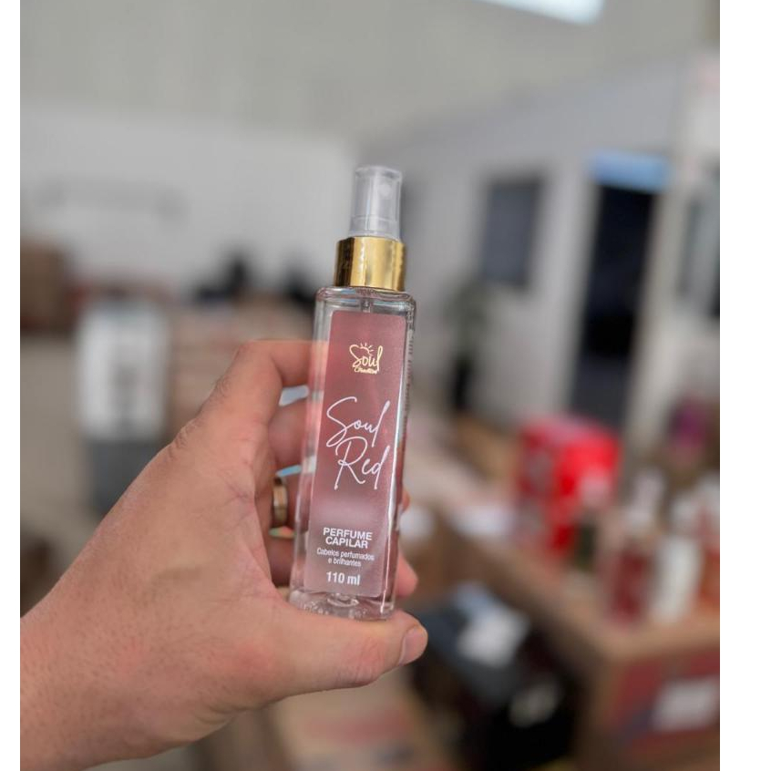 KIT 03 und PERFUME CAPILAR SOUL 110ml - SOUL RED - DESTINEÉ - HAIR SPLASH