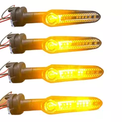 2 Pisca Para Moto Yamaha Ys 150 Fazer Ybr 150 Factor Amabar