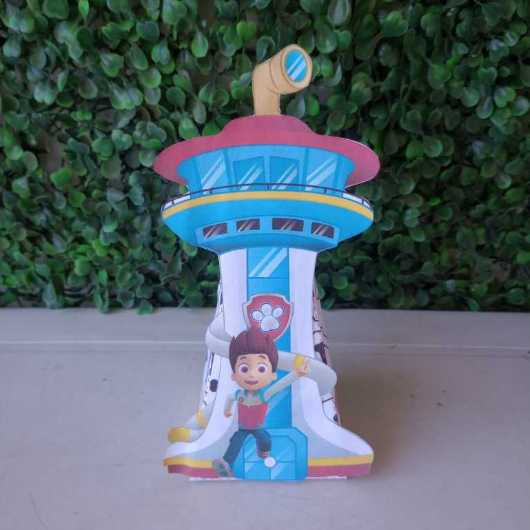 Caixa Pirâmide Patrulha Canina | Personalizados | Lembrancinhas | Festa infantil | Aniversário