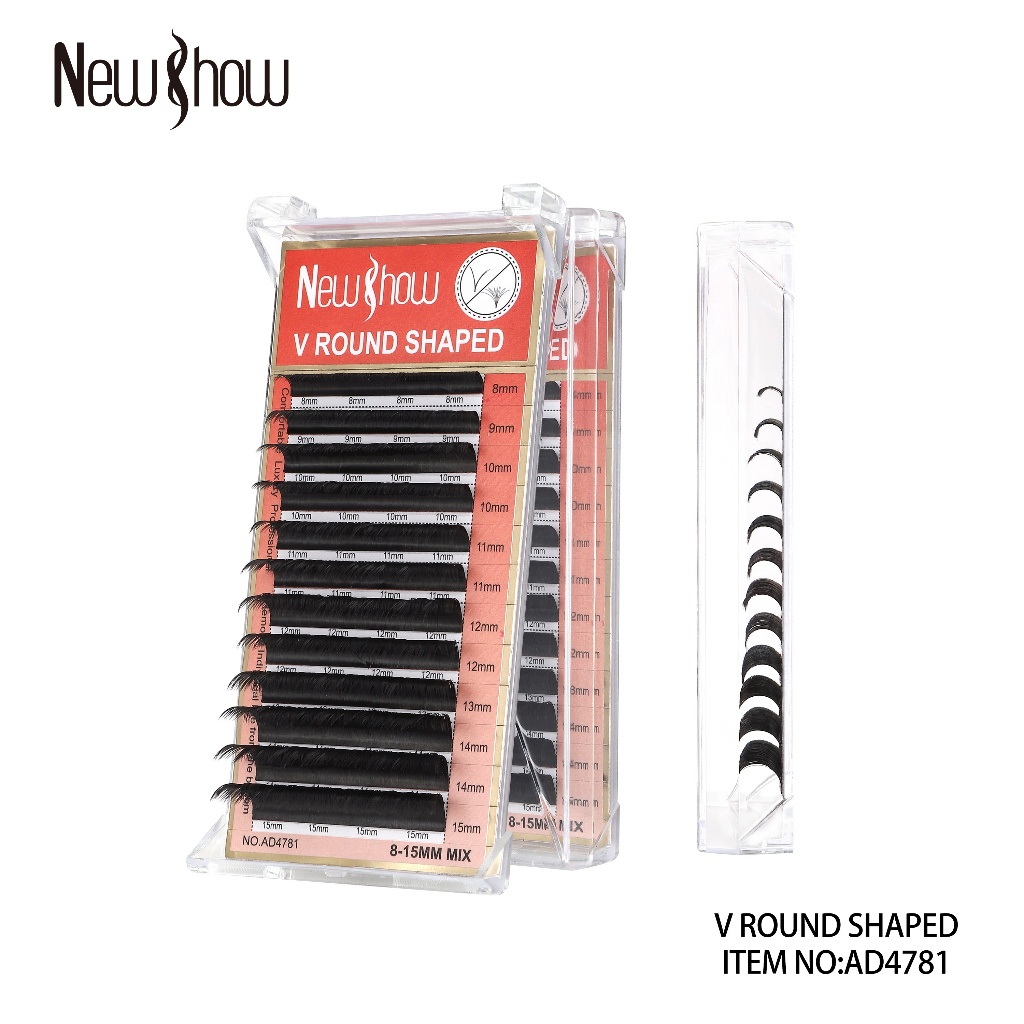 New Show Cílios V Original com Selo Fio V/0.07D/DDESPESSURA/Brasileiro/Extensão de Cilios Alongamento em Oferta na Shopee