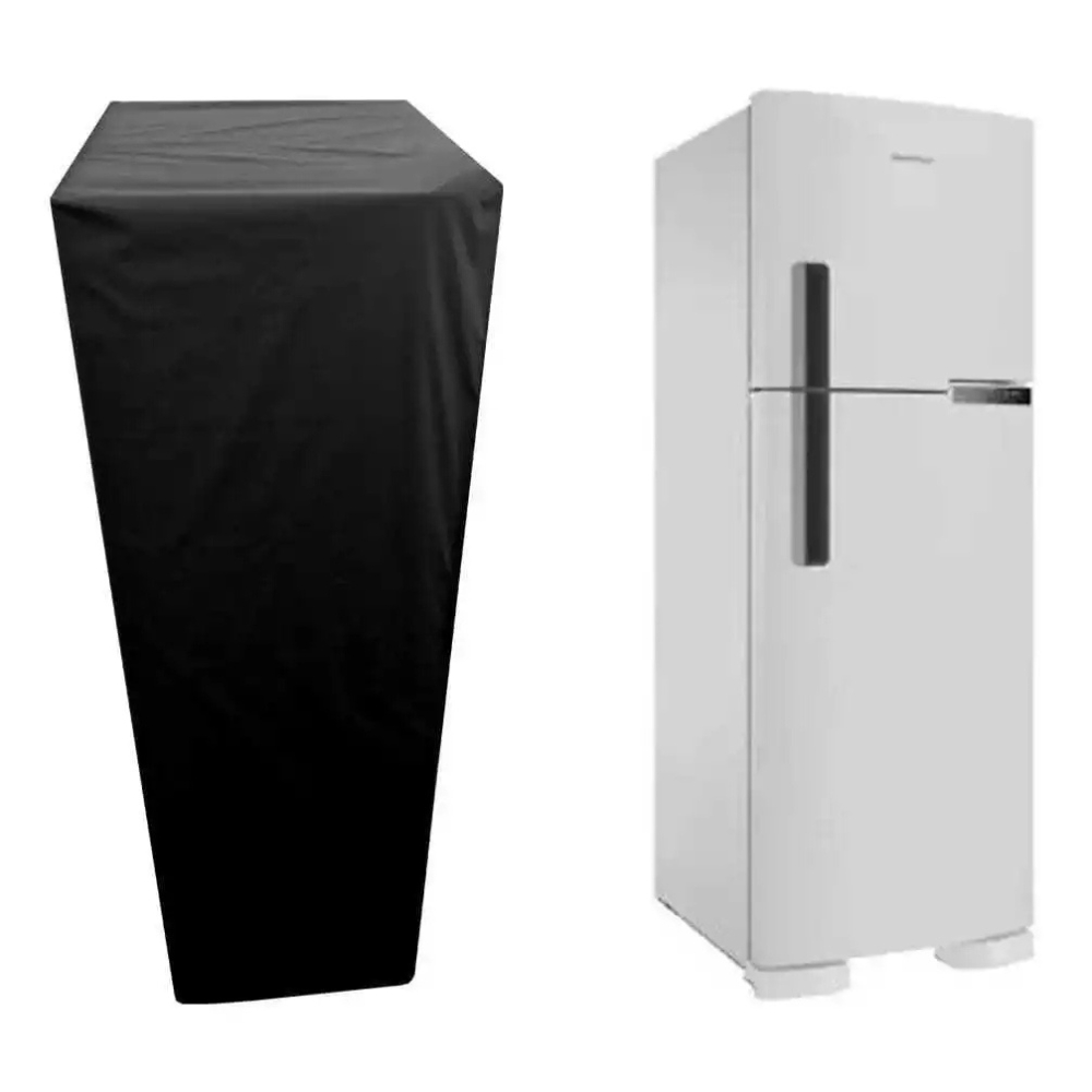 Capa Para Cobrir Geladeira Freezer Em Couro Impermeável Contra Sujeira Arranhões em Oferta na Shopee