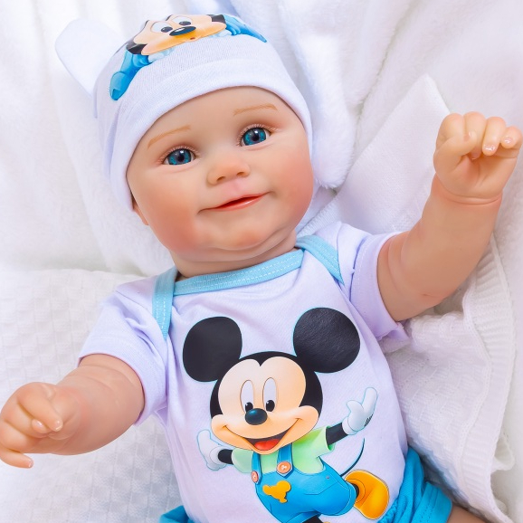 Bebê Boneco Reborn Menino Gordinho Corpo Em Silicone Pode Dar Banho - Variações