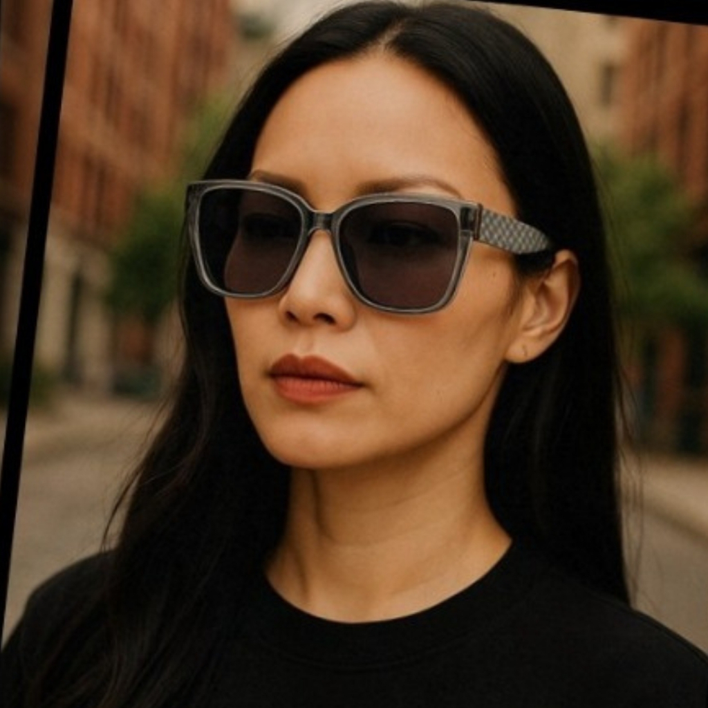 Óculos de Sol Polo London Club Clássico Gatinho Strass UVA/UVB Proteção Filtro UV400