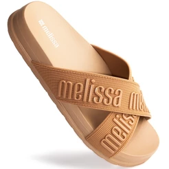Chinelo Melissa Cozy Slide M-lover Feminino Original 36118 Marrom