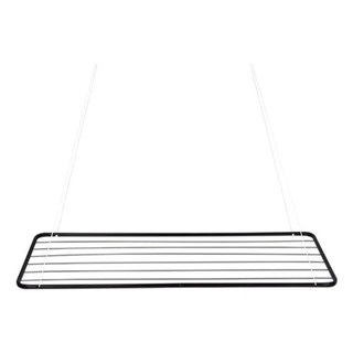 Varal De Teto Preto 1.20m X 56cm - Mor