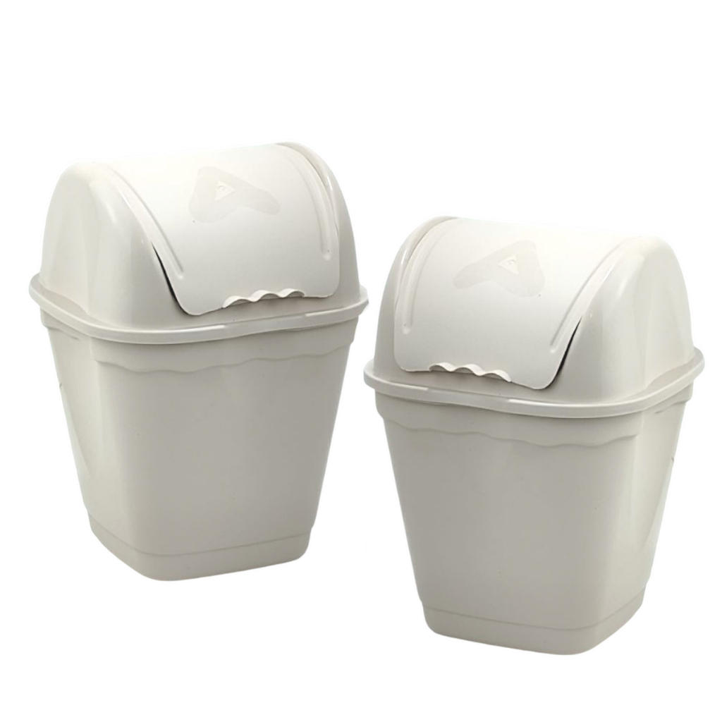 Lixeira Para Banheiro Kit 2 Un Escritorio Lixeira Cozinha 7L