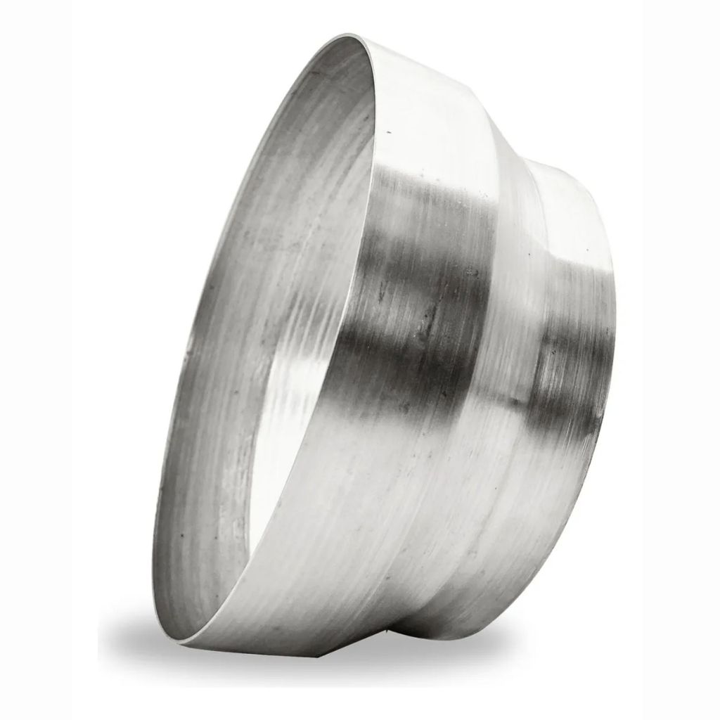 Adaptador Redutor De Duto 150mm Para 100mm Em Alumínio Sistema De Exaustão