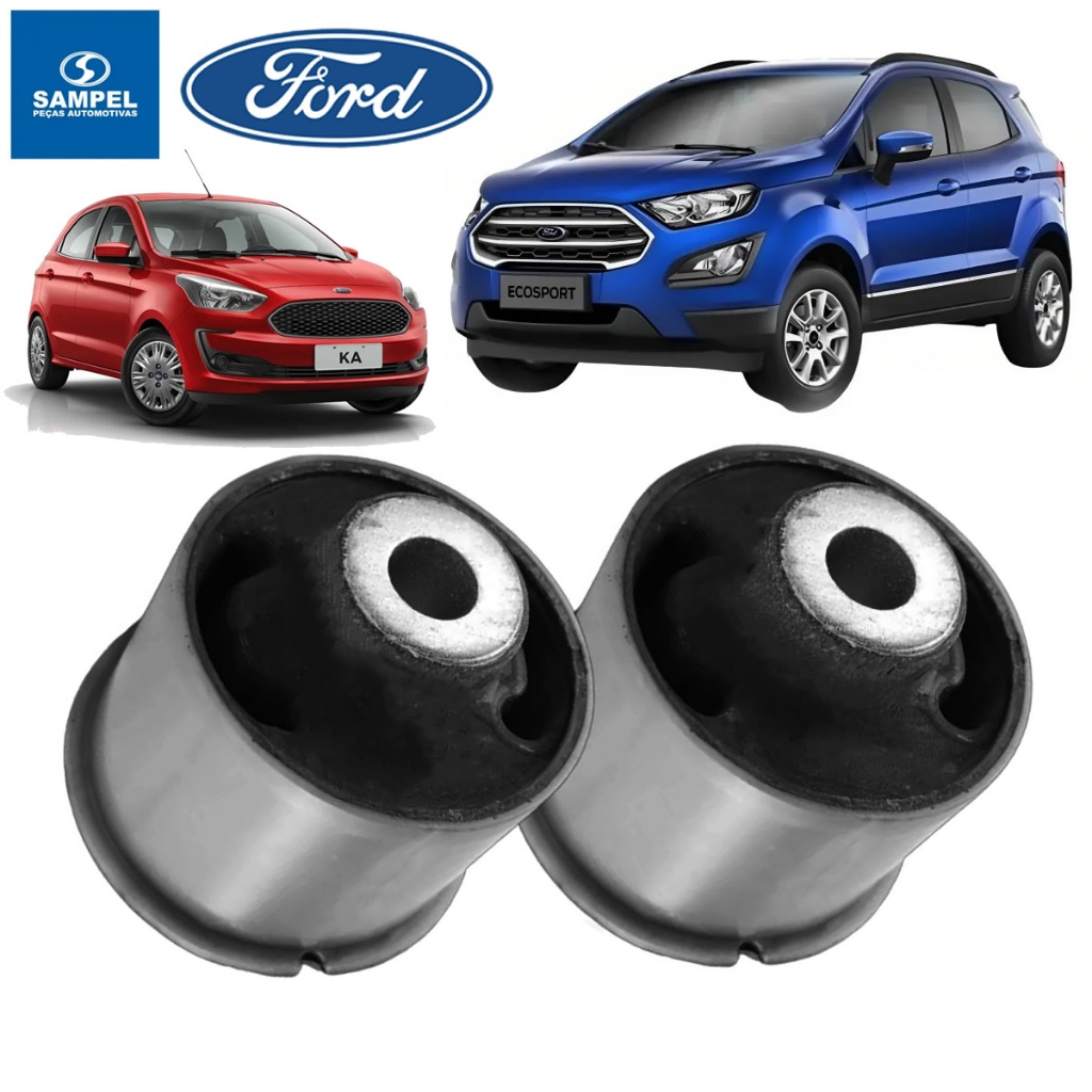 Par Bucha Eixo Traseiro Ford New Ka 2014 a 2021 e Nova Ecosport 4x2 2013 a 2021 Sampel Original c/NF em Oferta na Shopee