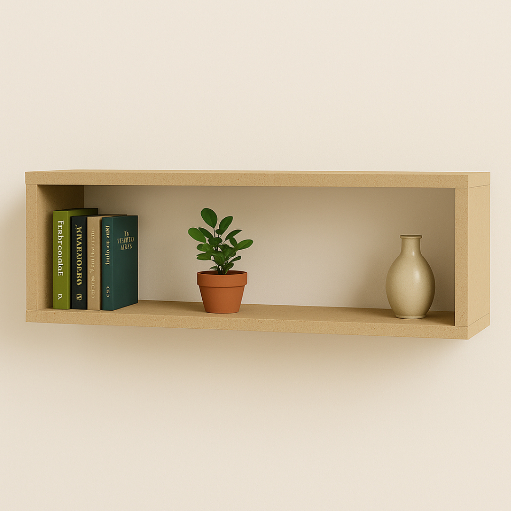 Detalhes do Nicho Retangular 100x30x15cm Mdf Decoração Sala Escritório Quarto