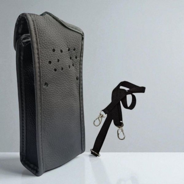 Capa de Couro Profissional para Rádio Motorola EP450 DEP450