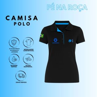 BLUSA FEMININA POLO coleção profissões AGRONOMIA MEDICINA VETERINÁRIA rural malha PIQUET PÉ NA ROÇA em Oferta na Shopee