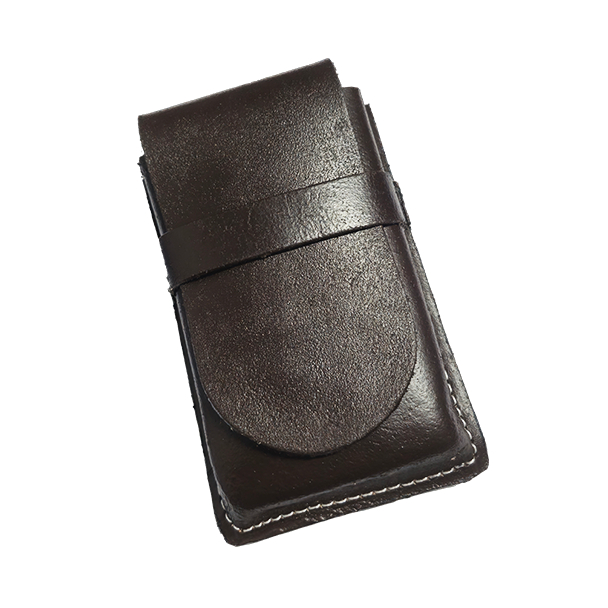 Bainha para Celular em Couro Rustico Capa Capinha