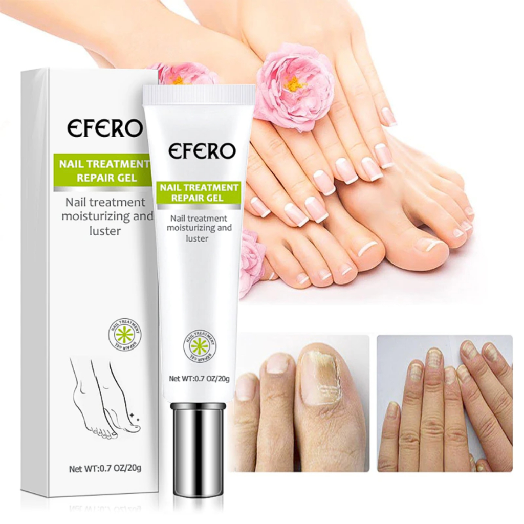 Gel Efero Nails para micose de unha, Creme Reparador Para Unhas Com Fungos