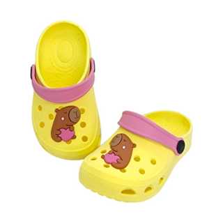 Sandália infantil babuche para meninas super leve e confortável tema de capivara em Oferta na Shopee