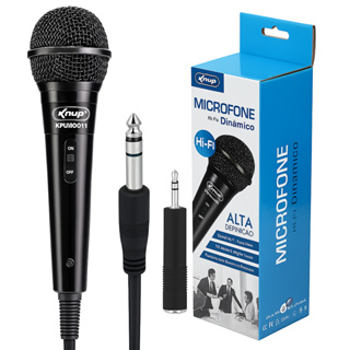 Microfone Profissional De Alta Definição P2 e P10 Karaokê Reuniões Palestras Igrejas em Oferta na Shopee
