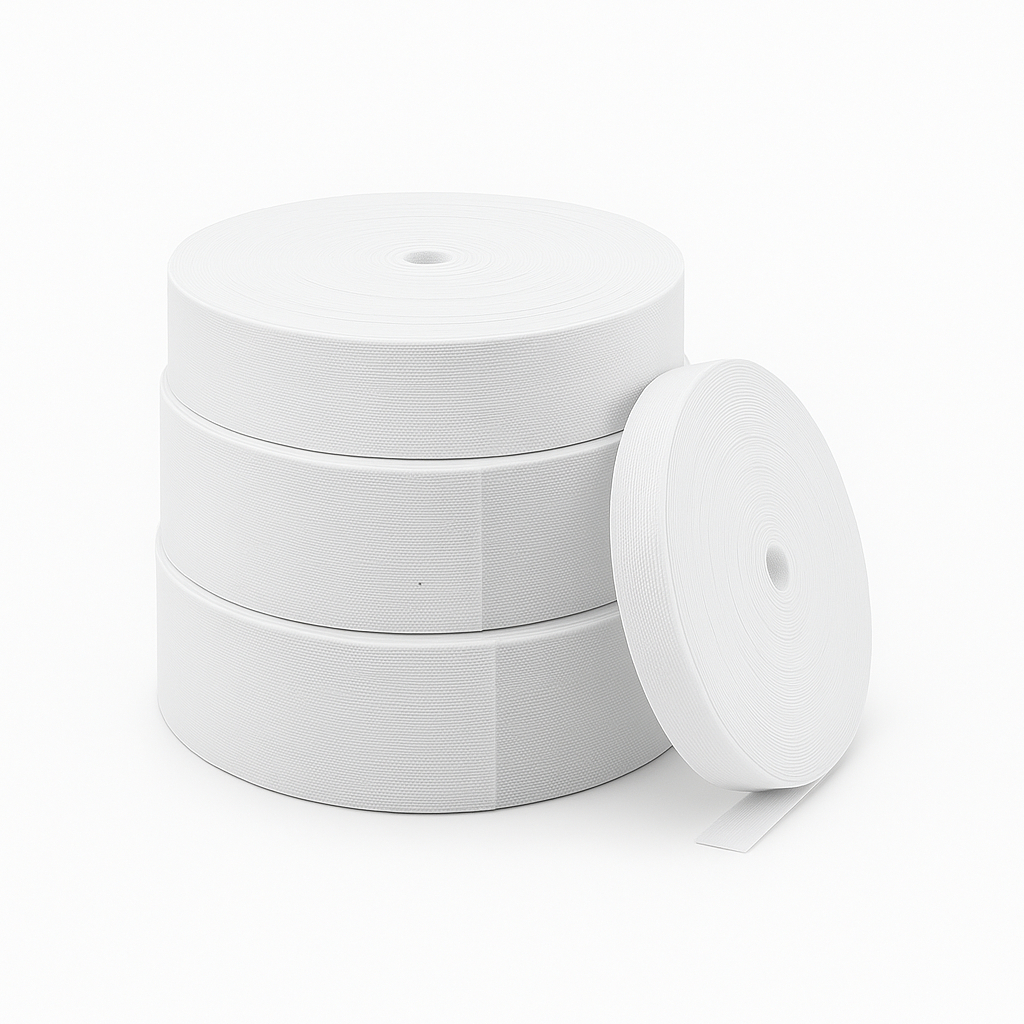 Elástico Zanotti Savana Branco Tamanhos (20, 30, 40, 50) - 25 metros em Oferta na Shopee