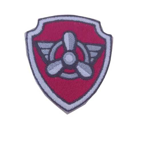 01 PATCH BORDADO TERMOCOLANTE ESCUDO SKYE - PATRULHA CANINA em Oferta na Shopee