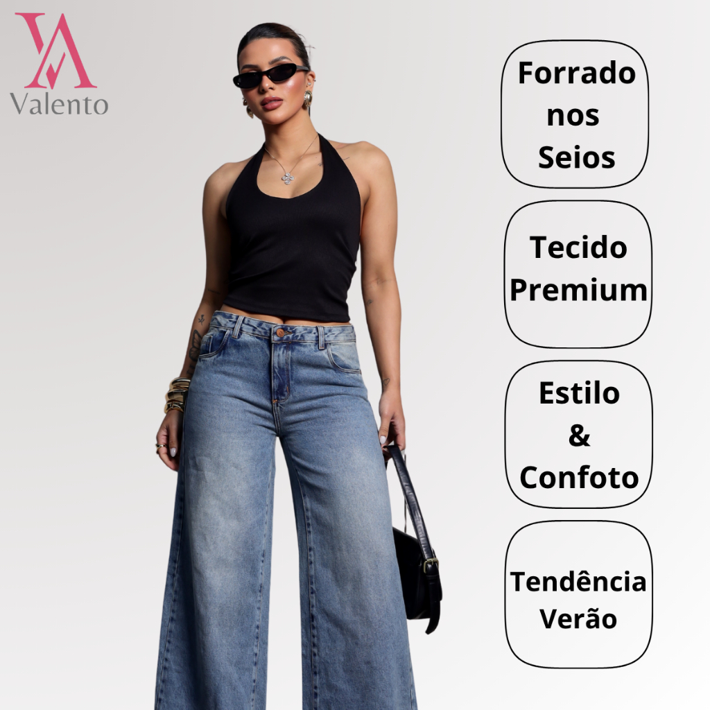 Detalhes do Cropped Frente Unica Blusa Feminina Sexy Tendência Verão Moda Gringa