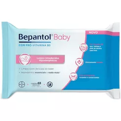 Lenço Umedecido Bepantol Baby com 48 Unidades