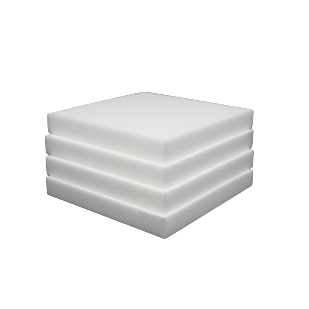 Espuma cadeira 40x40x5cm D28 - Kit 4 unid.