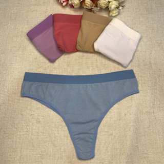 Kit 5 Calcinhas Fio Dental 100% Algodão Antialérgica Conforto Elástico Reforçado Moda Feminina em Oferta na Shopee