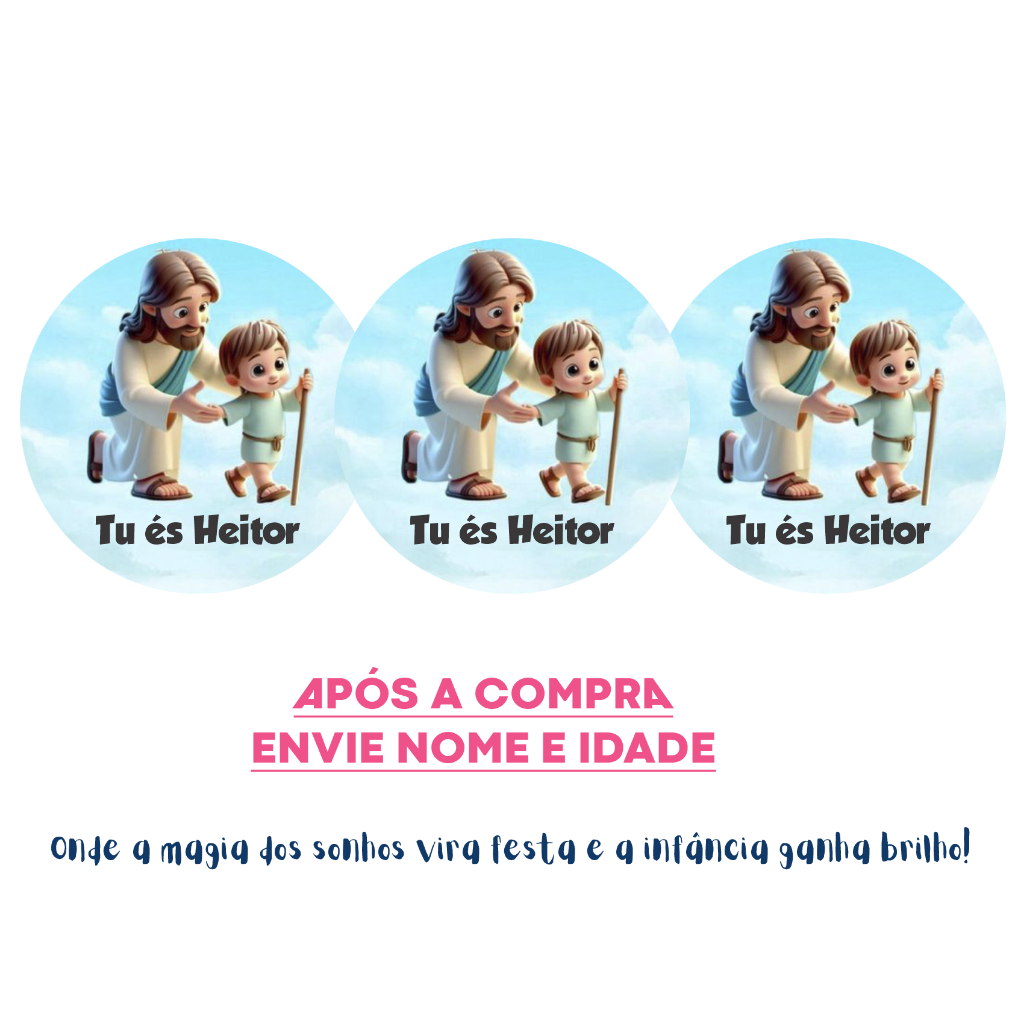 Adesivos Personalizados Tu és Pedro 5x5 - Fazemos qualquer tema Tu és Jesus em Oferta na Shopee