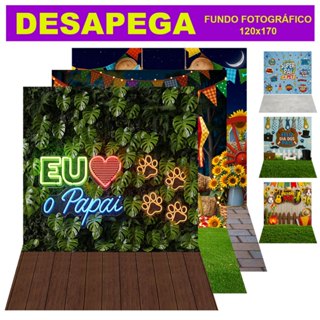 Fundo Fotográfico Cenário PET Vários Modelos em Tecido 1,2x1,7m - Desapega em Oferta na Shopee