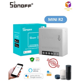 Sonoff Mini R2 Interruptor Inteligente WiFi Automação Residencial Amazon Alexa Google Home em Oferta na Shopee