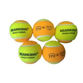 5 Bolas de Beach Tennis Profissinal Feltro Macio Resistente Alta Qualidade Bolinhas Tenis de Praia Atacado