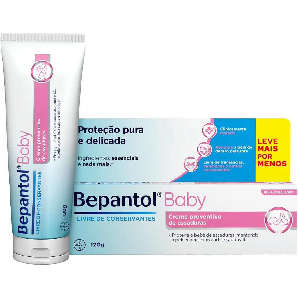 Creme Pomada de Assaduras Bepantol Baby 120g em Oferta na Shopee