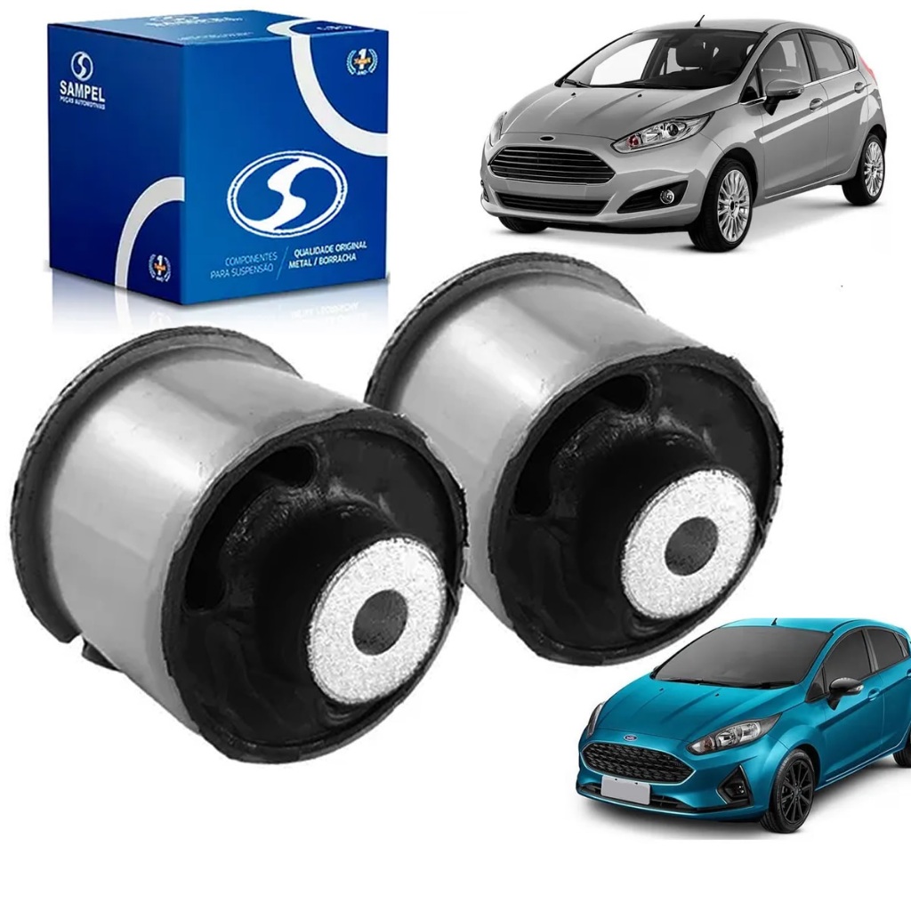 Par Bucha Eixo Traseiro New Fiesta 2010 a 2021 1.5 1.6 Original Sampel c/ Nota Fiscal e Garantia