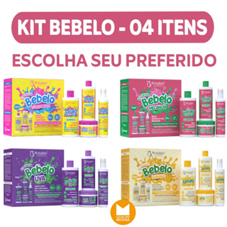 KIT CAPILAR BEBELO - 4 PRODUTOS - A ESCOLHER - TUTTI FRUTTI, BANANA, MELANCIA, UVA - BIOINSTINTO em Oferta na Shopee